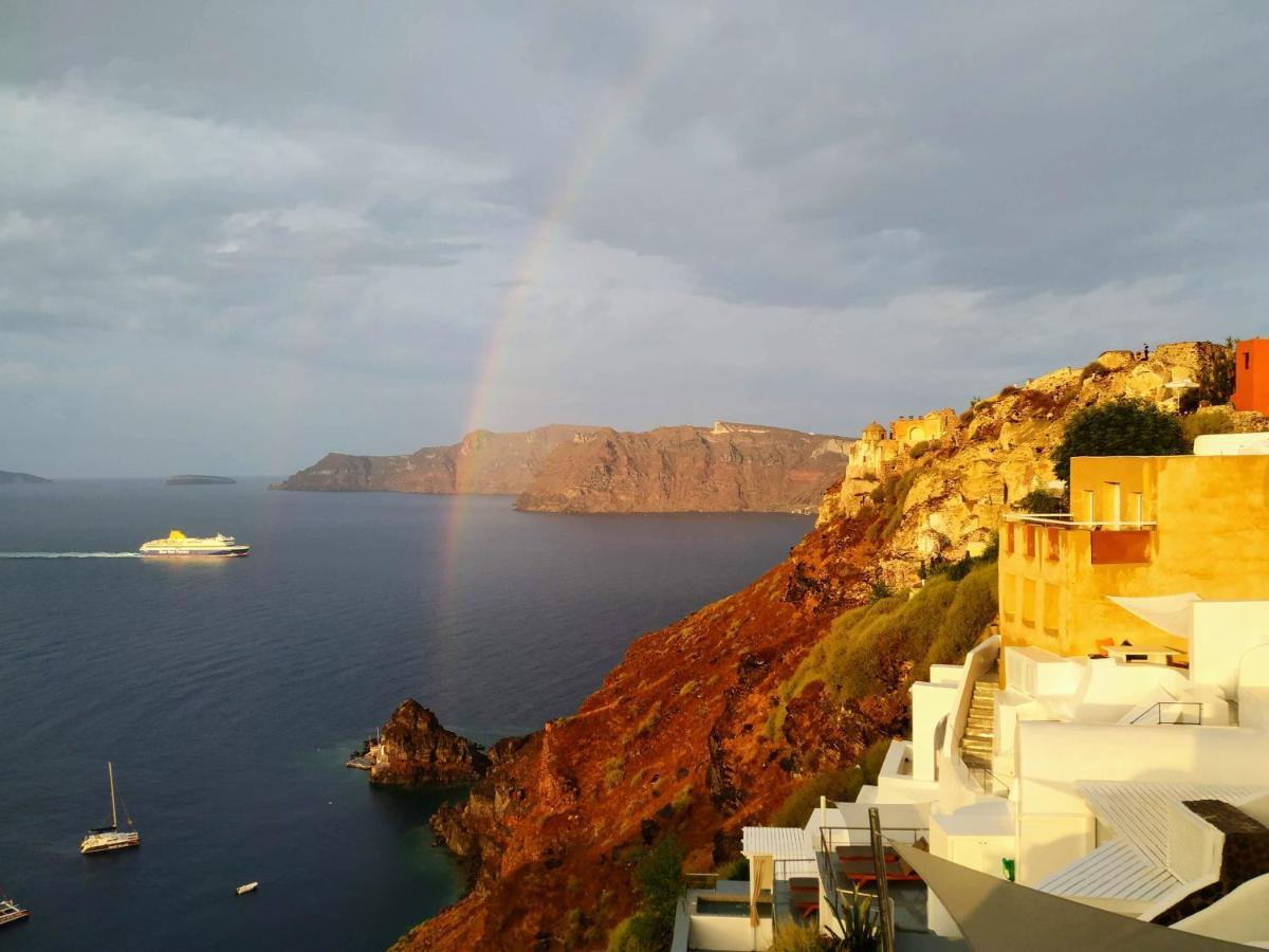 Ferienwohnung Elias Cave House 270O Caldera View Oia Exterior foto