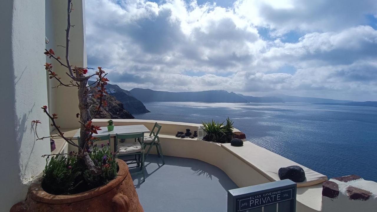 Ferienwohnung Elias Cave House 270O Caldera View Oia Exterior foto
