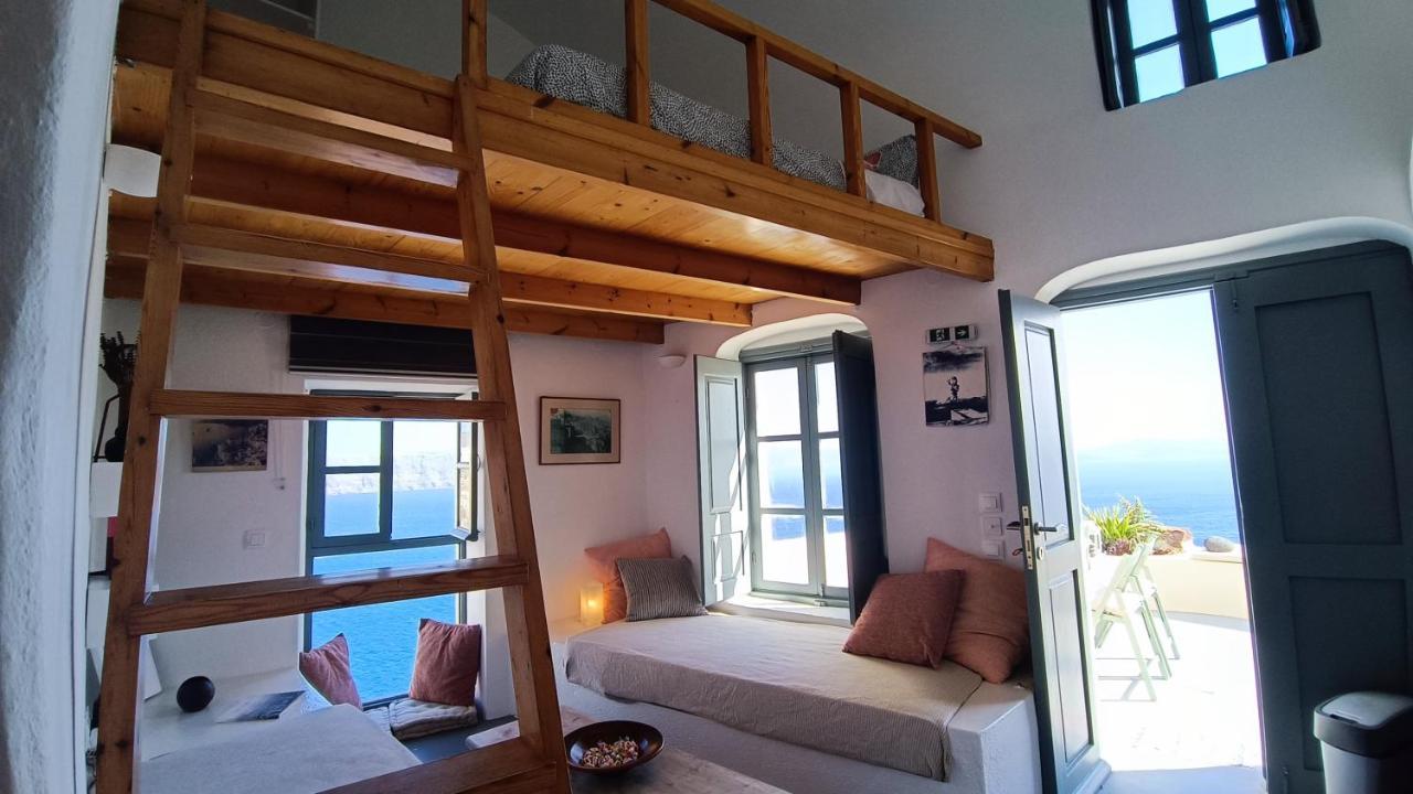Ferienwohnung Elias Cave House 270O Caldera View Oia Exterior foto