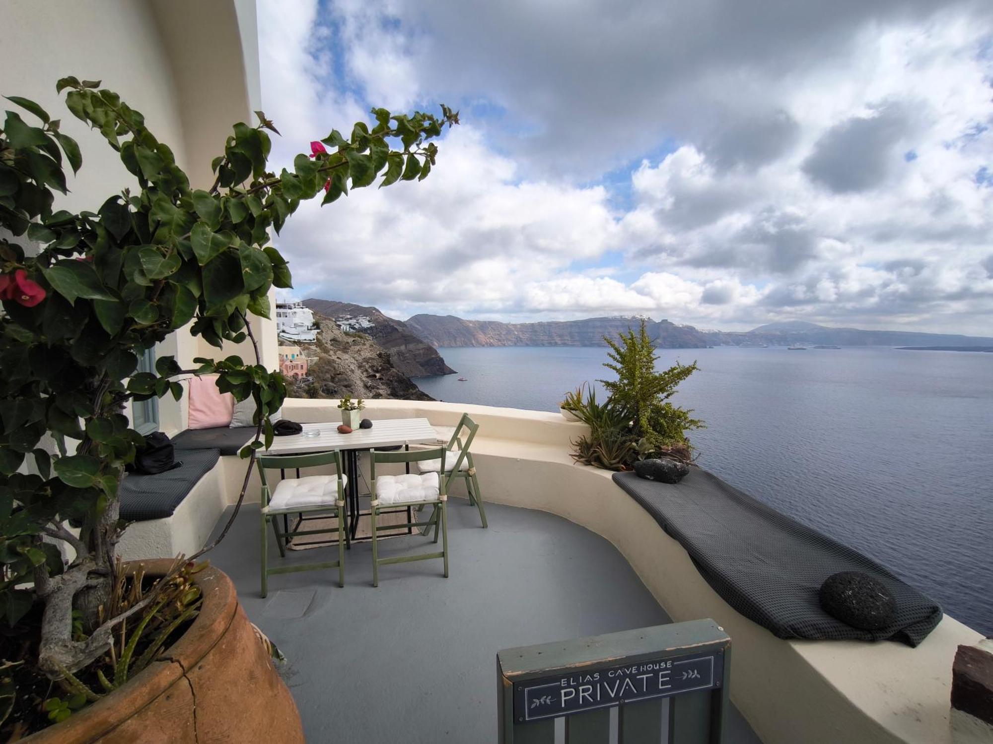 Ferienwohnung Elias Cave House 270O Caldera View Oia Exterior foto